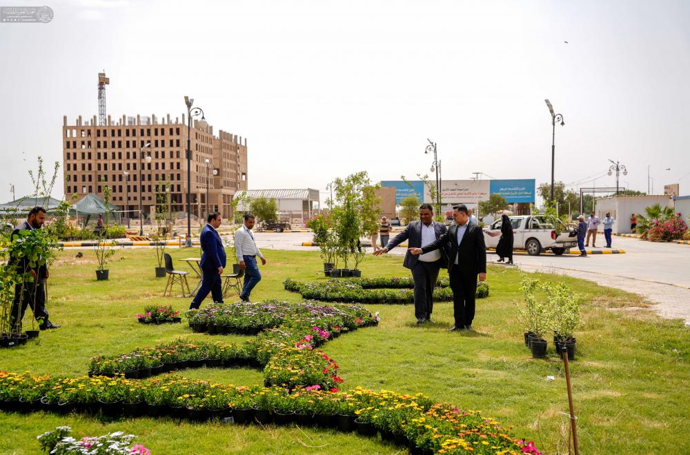 لتعزيز الوعي البيئي .. العتبة العلويّة المقدّسة تشارك في مهرجان الزهور في النجف الأشرف