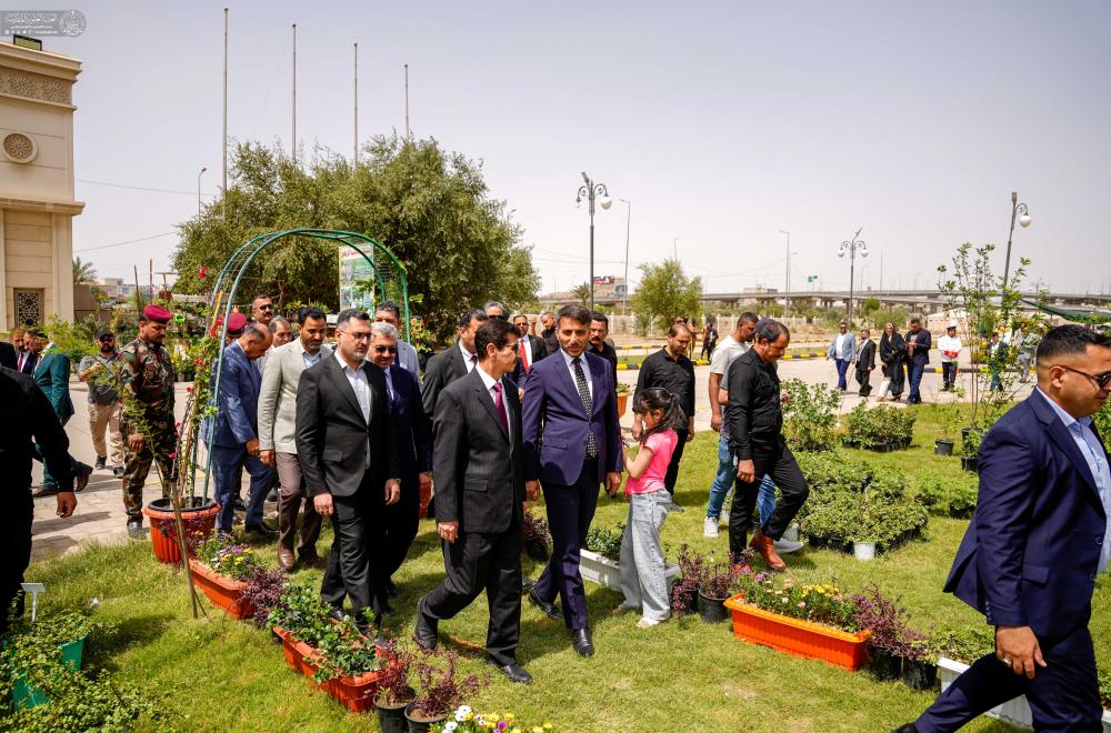 لتعزيز الوعي البيئي .. العتبة العلويّة المقدّسة تشارك في مهرجان الزهور في النجف الأشرف