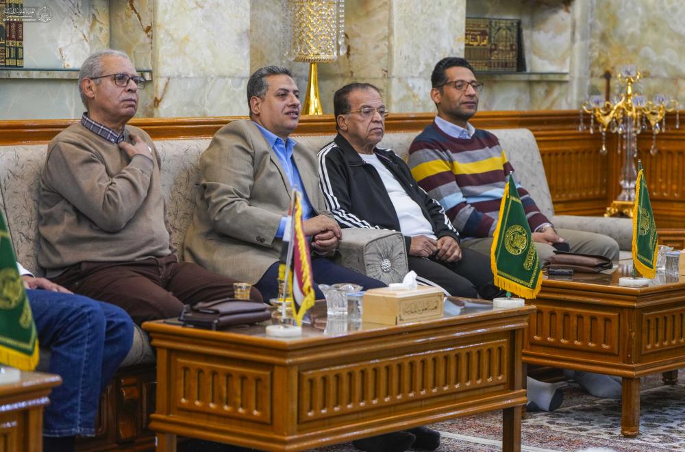 في إطار تعزيز التعاون العلمي والبحثي .. وفد مصري من جامعة المنصورة يزور العتبة العلويّة المقدّسة 