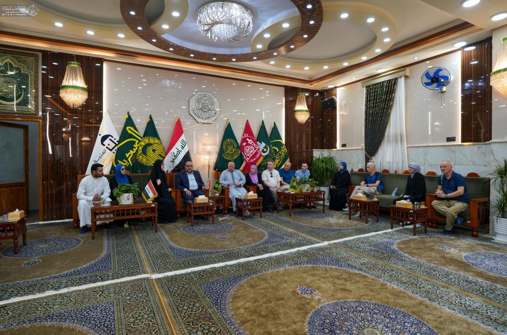 وفد بولندي يطّلع على الإرث الديني والحضاري في العتبة العلويّة المقدّسة  