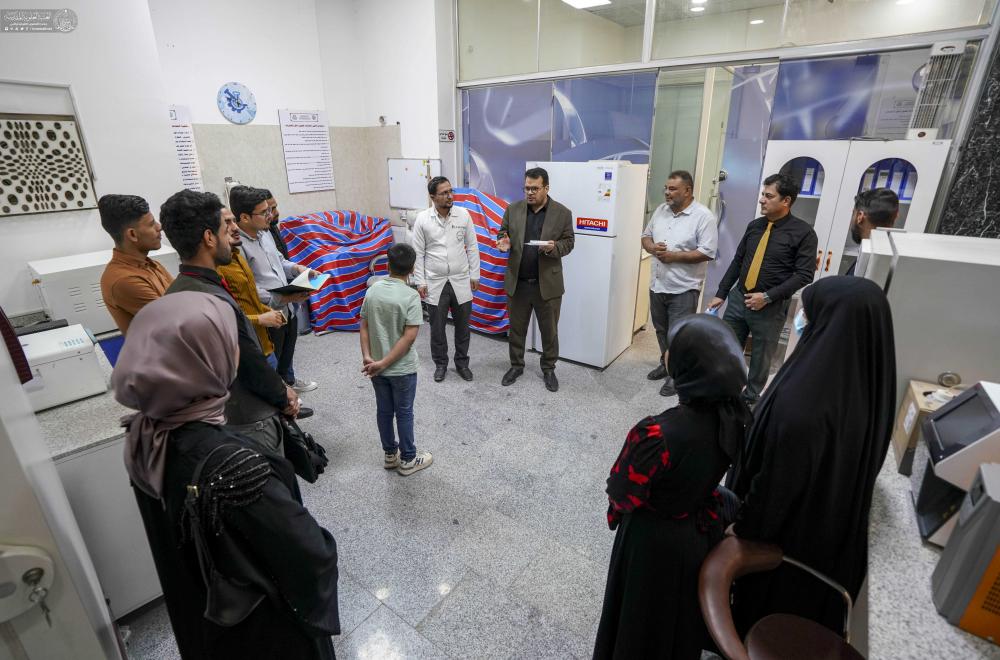 مركز الأمين للأبحاث والتقانات الأحيائية في العتبة العلوية المقدسة .. نشاط علمي مُكثّف وزيارات أكاديمية خلال نيسان 2025م 