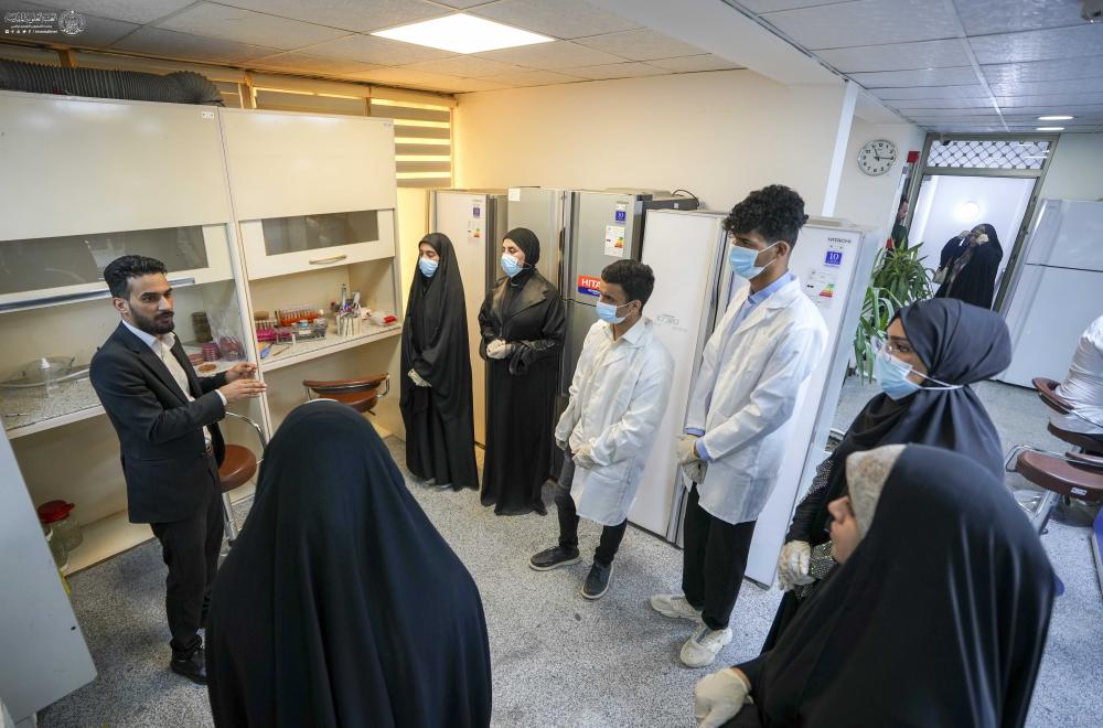 مركز الأمين للأبحاث والتقانات الأحيائية في العتبة العلوية المقدسة .. نشاط علمي مُكثّف وزيارات أكاديمية خلال نيسان 2025م 