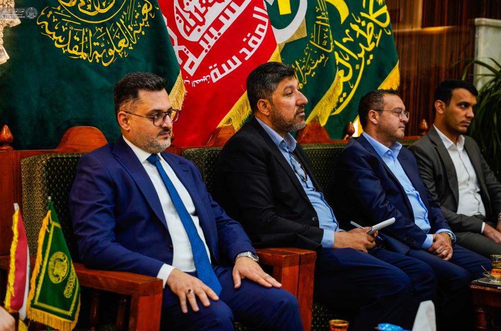 العتبة العلوية المقدسة : ممثلو شركات ألمانية يبحثون آفاق التعاون في مجالات الإعمار والدعم اللوجستي 