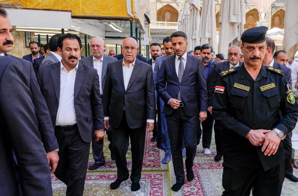 الإشادة بالخدمات الطبية المُقدَّمة للزائرين .. الأمين العام للعتبة العلوية المقدسة يستقبل وزير الصحة 