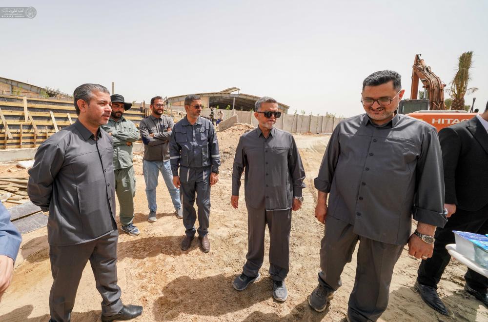 العتبة العلويّة المقدّسة .. تفقُّد ميدانيّ للوقوف على نسب الإنجاز في مشاريعها الخدمية الجديدة