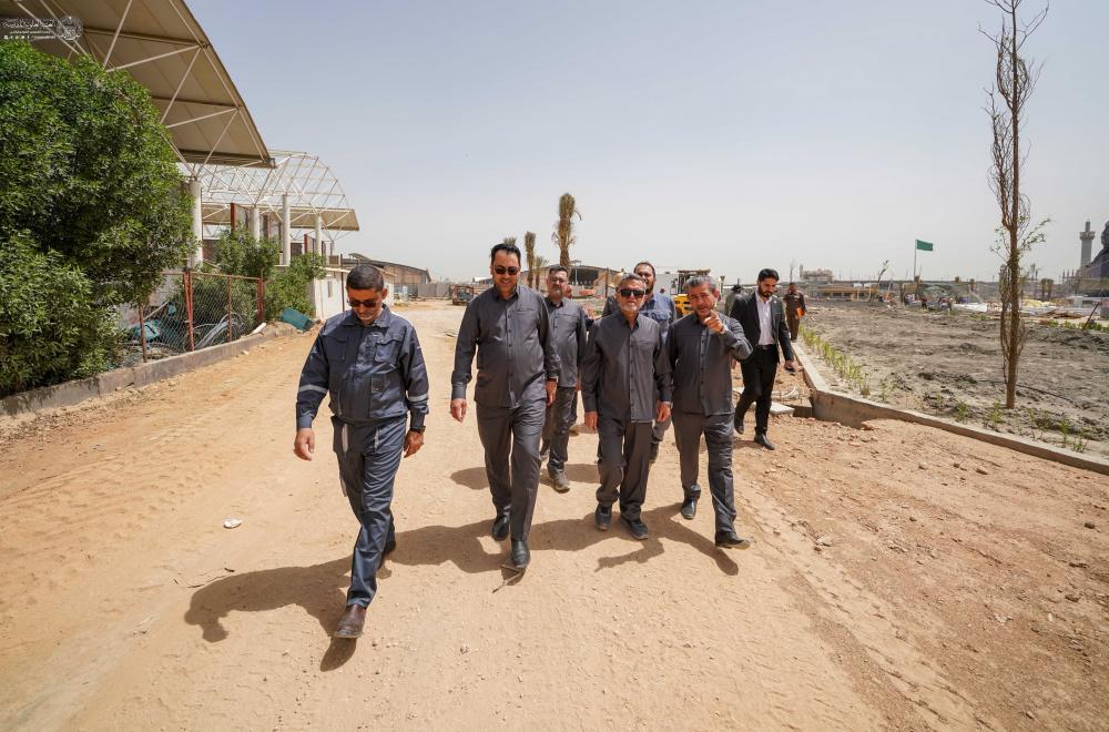 العتبة العلويّة المقدّسة .. تفقُّد ميدانيّ للوقوف على نسب الإنجاز في مشاريعها الخدمية الجديدة