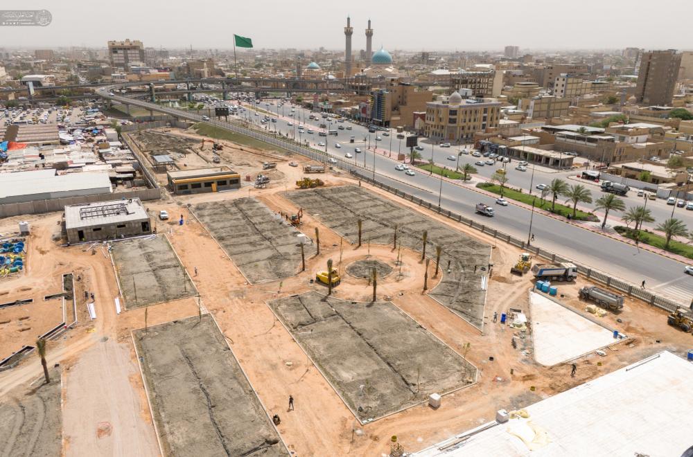 العتبة العلويّة المقدّسة .. تفقُّد ميدانيّ للوقوف على نسب الإنجاز في مشاريعها الخدمية الجديدة