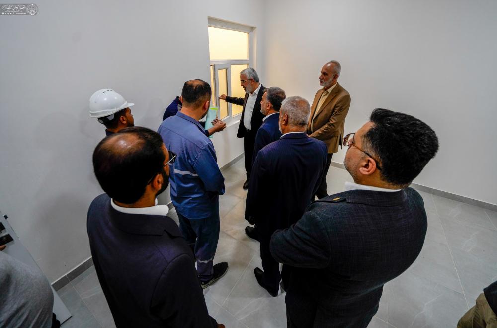 مجلس إدارة العتبة العلويّة المقدّسة يتفقَّد مراحل الإنجاز في مجمع قنبر السكني الثاني