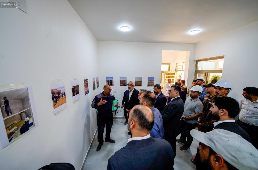 مجلس إدارة العتبة العلويّة المقدّسة يتفقَّد مراحل الإنجاز في مجمع قنبر السكني الثاني