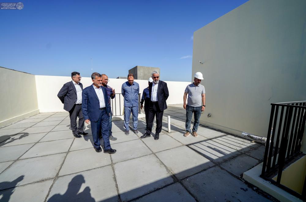 مجلس إدارة العتبة العلويّة المقدّسة يتفقَّد مراحل الإنجاز في مجمع قنبر السكني الثاني