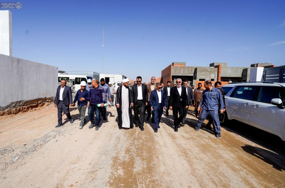 مجلس إدارة العتبة العلويّة المقدّسة يتفقَّد مراحل الإنجاز في مجمع قنبر السكني الثاني
