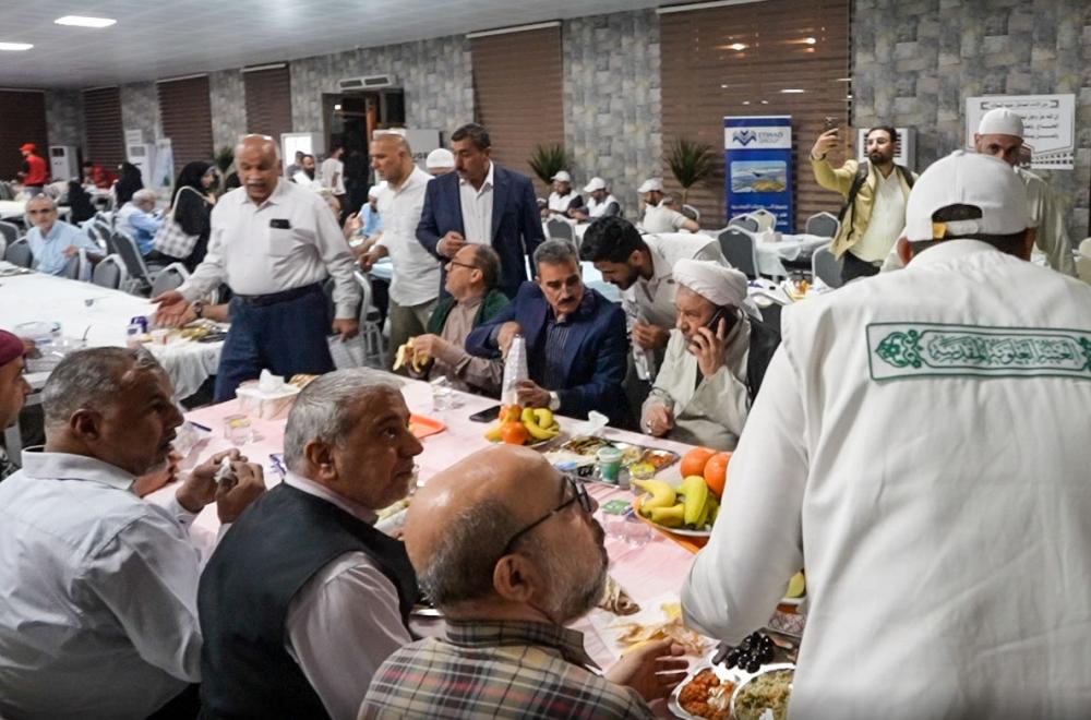 العتبة العلويّة المقدّسة .. توزّع أكثر من 25 ألف وجبة طعام على الحجّاج العائدين عبر منفذ عرعر.