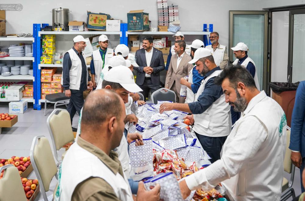 العتبة العلويّة المقدّسة .. توزّع أكثر من 25 ألف وجبة طعام على الحجّاج العائدين عبر منفذ عرعر.