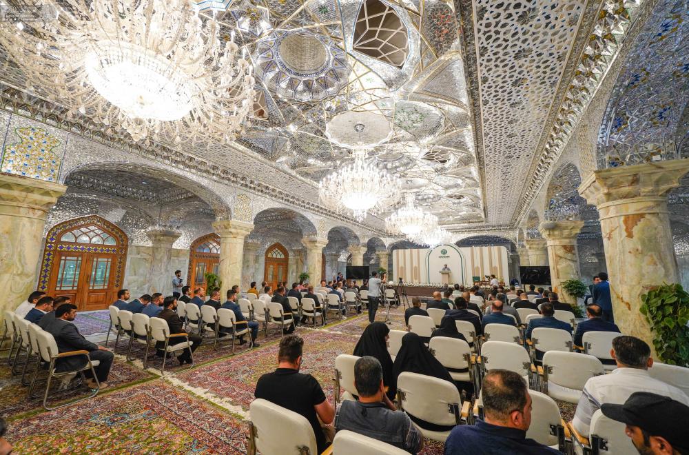 الأمانة العامّة للعتبة العلويّة المقدّسة تختتم فعاليات أسبوع الغدير الدوليّ الرابع عشر بحفل تكريمي  