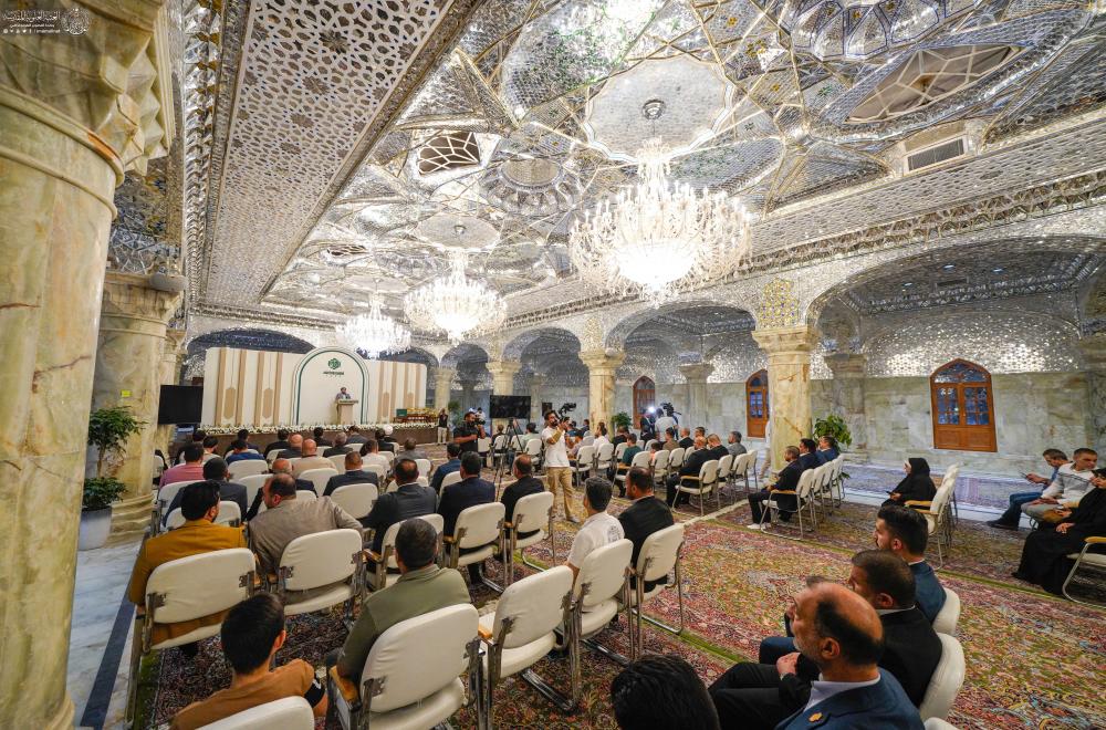 الأمانة العامّة للعتبة العلويّة المقدّسة تختتم فعاليات أسبوع الغدير الدوليّ الرابع عشر بحفل تكريمي  