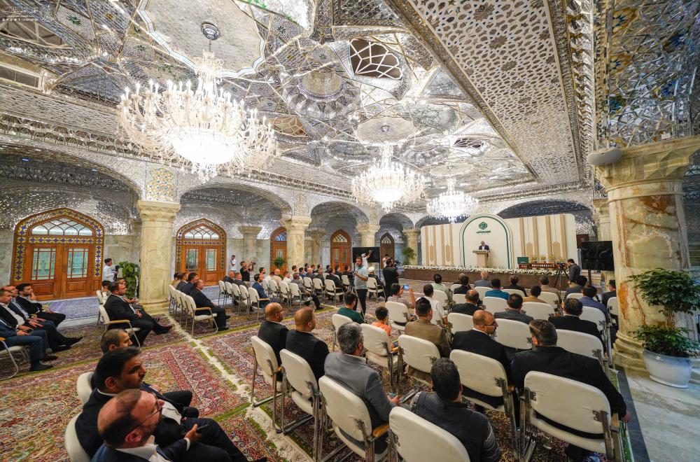 الأمانة العامّة للعتبة العلويّة المقدّسة تختتم فعاليات أسبوع الغدير الدوليّ الرابع عشر بحفل تكريمي  