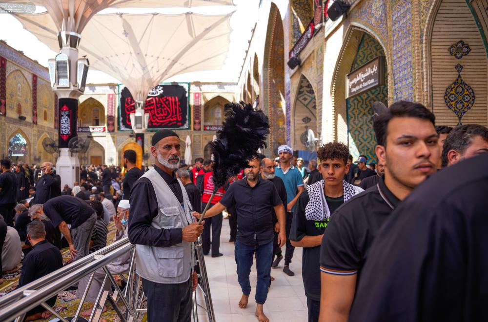 2500 متشرّفٍ بالخدمة يشاركون في ذكرى شهادة الرسول الأعظم (صلى الله عليه وآله) في العتبة العلويّة المقدّسة 