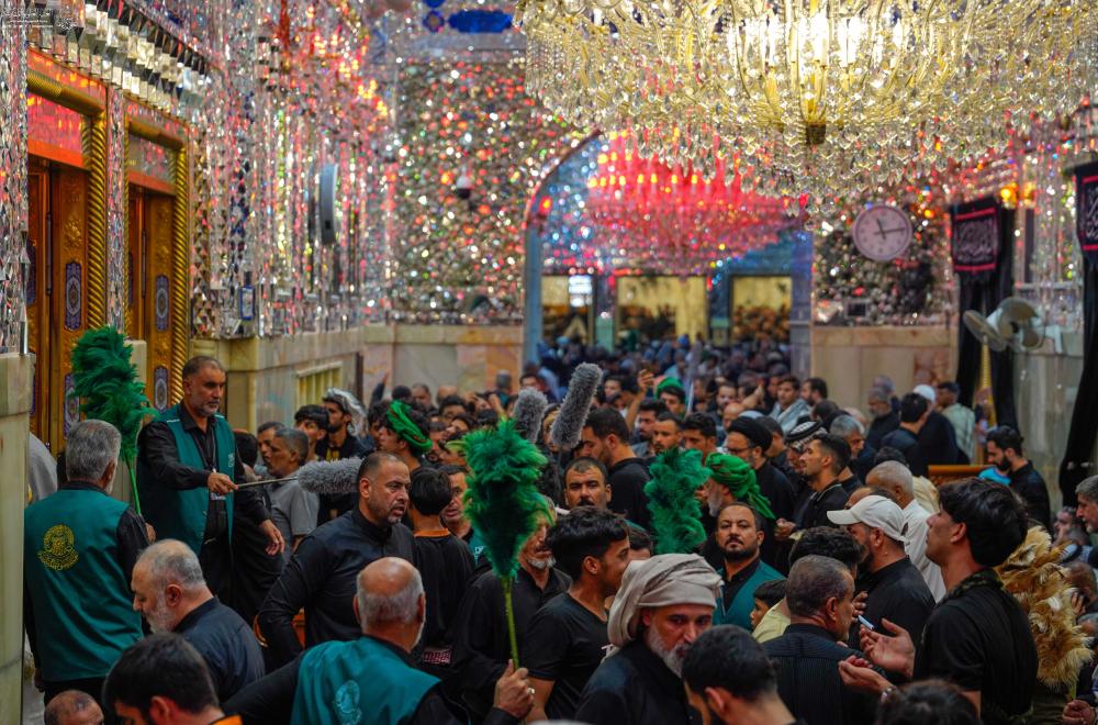 2500 متشرّفٍ بالخدمة يشاركون في ذكرى شهادة الرسول الأعظم (صلى الله عليه وآله) في العتبة العلويّة المقدّسة 