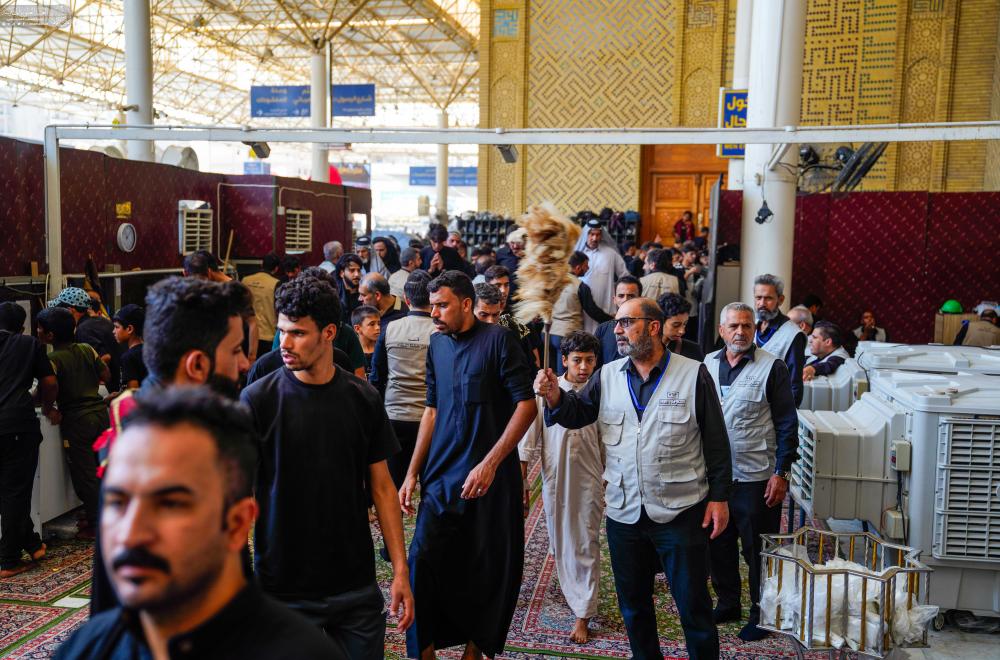 2500 متشرّفٍ بالخدمة يشاركون في ذكرى شهادة الرسول الأعظم (صلى الله عليه وآله) في العتبة العلويّة المقدّسة 