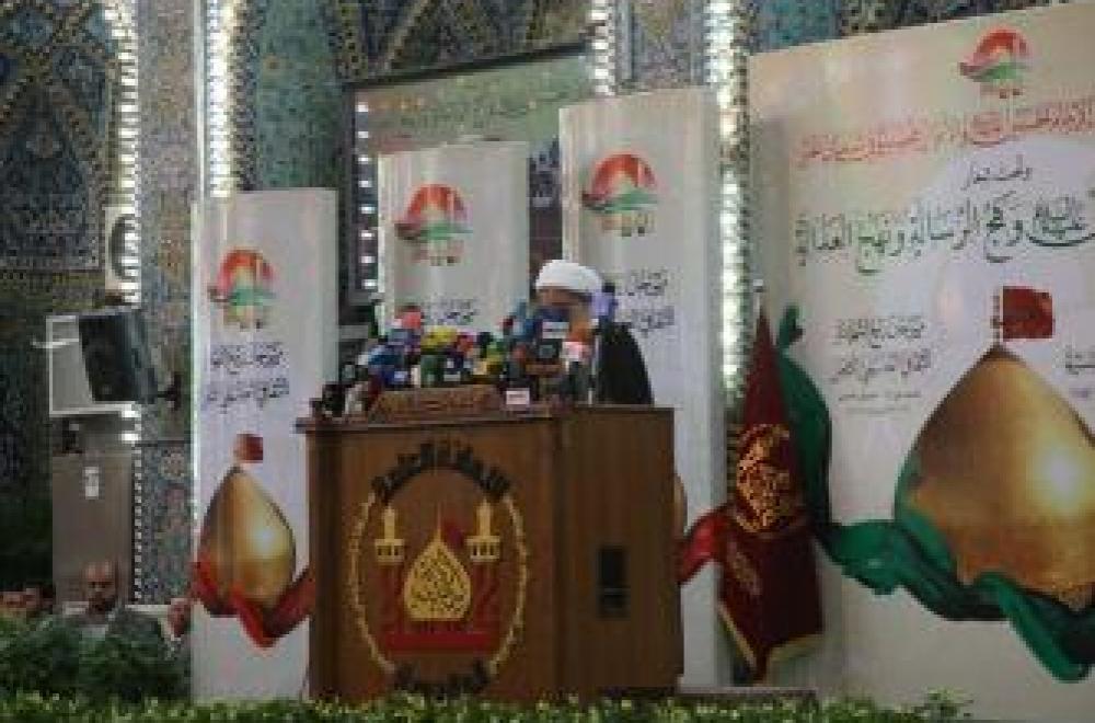 مشاركة فاعلة للعتبة العلوية المقدسة في مهرجان ربيع الشهادة الثقافي