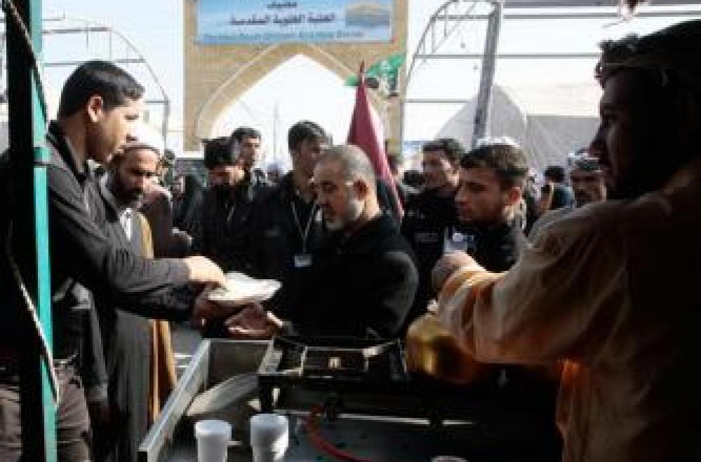نشاط فاعل لخدمة أمير المؤمنين(عليه السلام) في موكب العتبة العلوية المقدسة