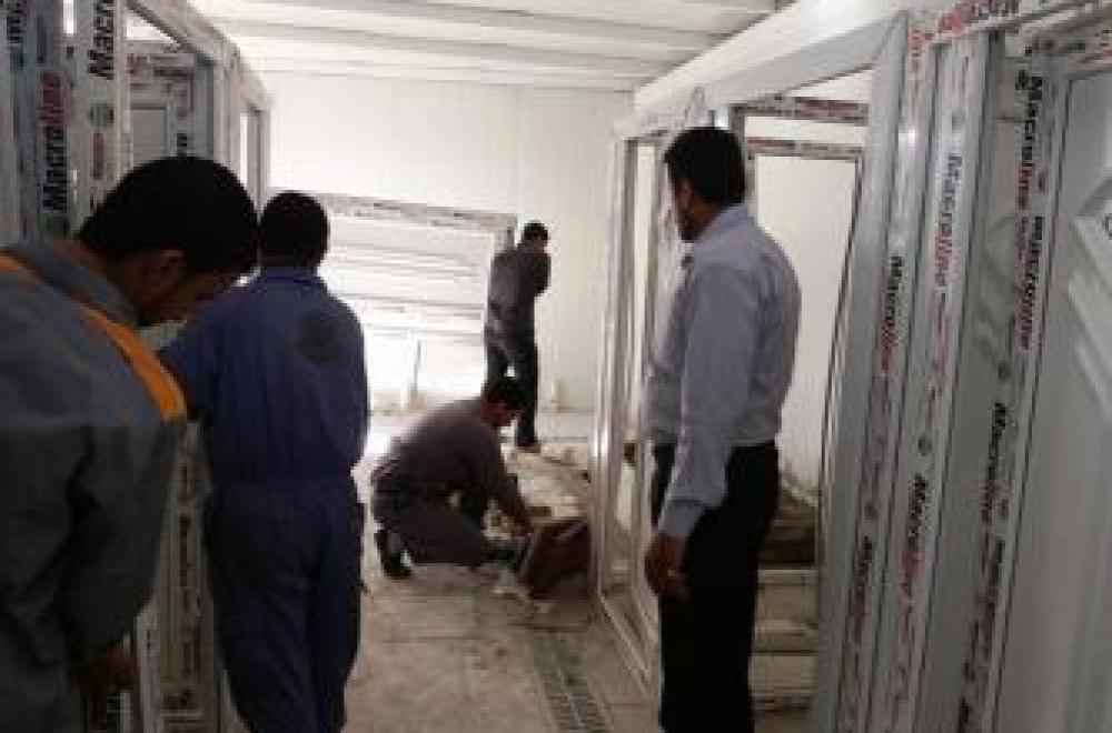 كوادر قسم الصيانة في العتبة العلوية المقدسة تنجز أبواب 150 وحدة صحية خدمية بفترة قياسية
