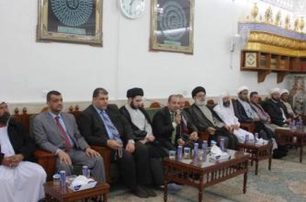العتبة العلوية المقدسة تستقبل وفد اسبوع الوئام بين الاديان والمذاهب العراقية برعاية الامم المتحدة (اليونامي)
