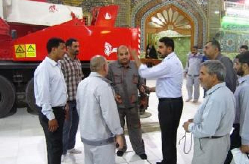 شعبة التبريد في العتبة العلوية المقدسة تنهي استعداداتها لاستقبال فصل الصيف بتهيئة منظومات التبريد من أجل خدمة الزائرين