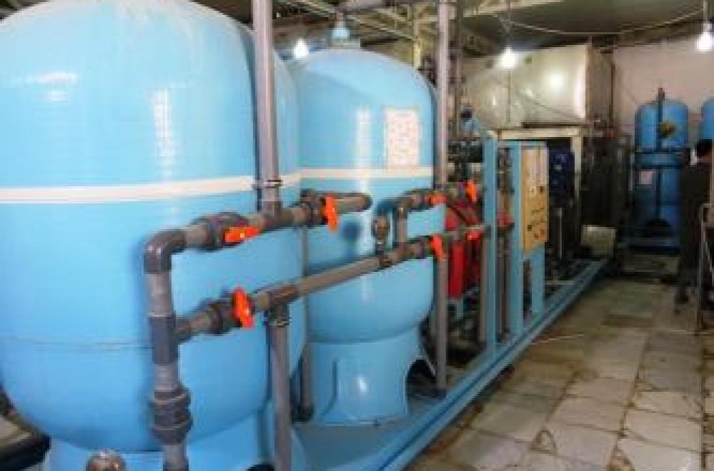 الصيانة الهندسية في العتبة العلوية المقدسة تقوم بتهيئة منظومات المياه الصالحة للشرب R.O خدمة للزائرين الكرام