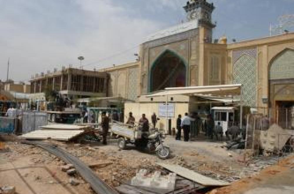 الكوادر الهندسية والفنية في العتبة العلوية المقدسة تنجز مراحل متقدمة من أعمال مشروع صحن الإمام الحسن عليه السلام