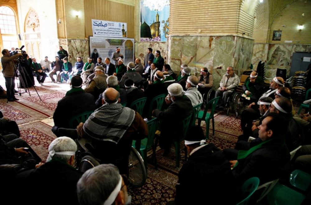 نائب الامين العام للعتبة العلوية المقدسة يستقبل وفدا من ذوي الاحتياجات الخاصة من مدينة قم المقدسة