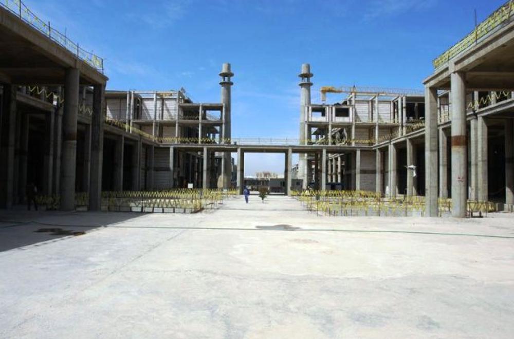 انجاز نسبة 100 % من الهيكل الكونكريتي لقسم العبادة والزيارة التابعة لمشروع صحن فاطمة الزهراء عليها السلام