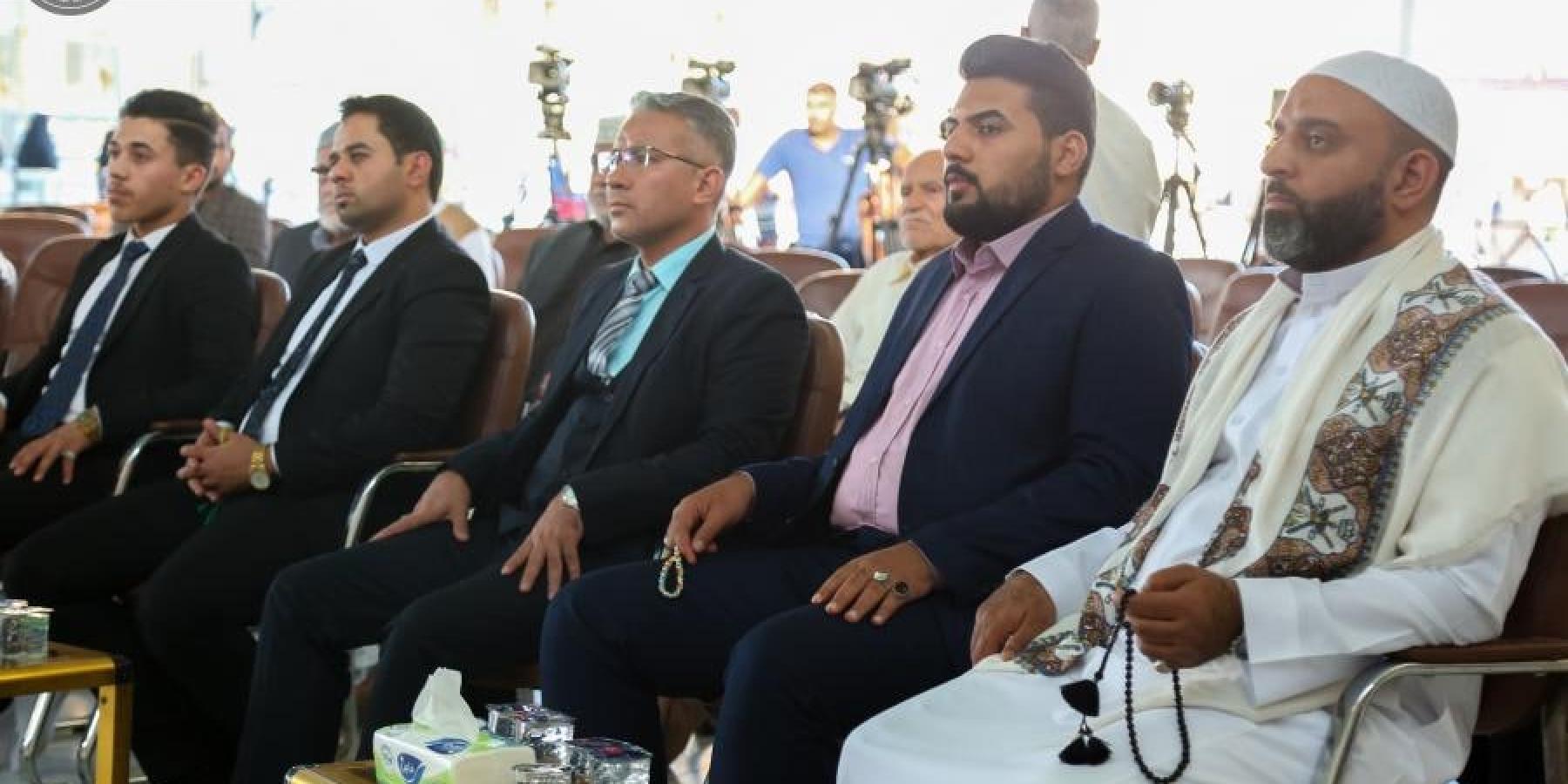 مركز القرآن الكريم في العتبة العلوية يحضر محفلاً قرآنيًا في بابل