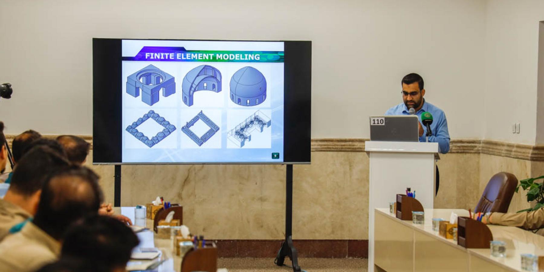 قسم الشؤون الهندسية يناقش أثر السلوك الزلزالي حول منشأ الضريح المقدس للمولى أمير المؤمنين (ع) 