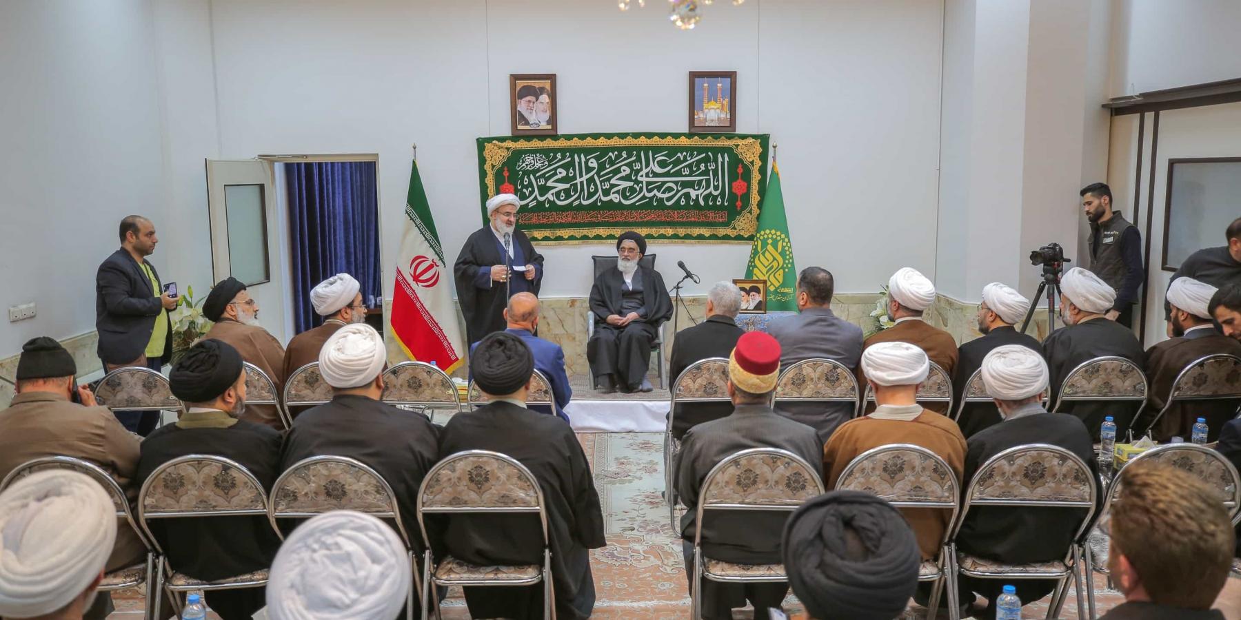 وفد العتبة العلوية المقدسة والحوزة العلمية يتوجه إلى جمهورية ايران الإسلامية لإقامة النسخة الثانية من مؤتمر أمناء الرسل