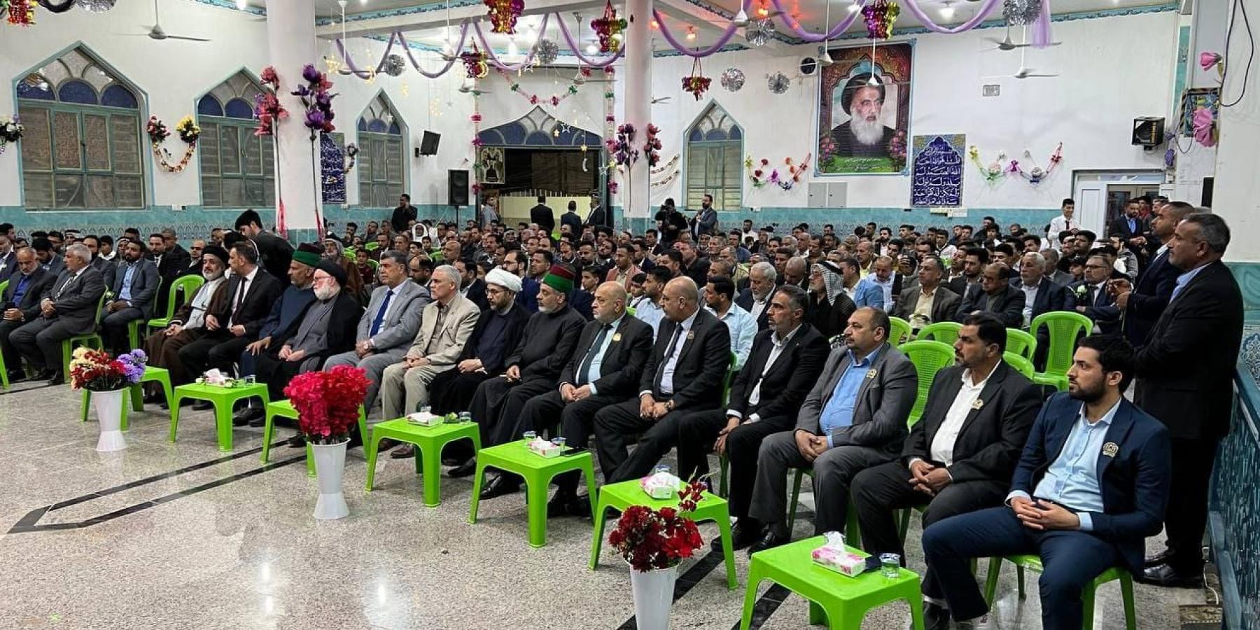 العتبة العلوية المقدسة تشارك في مهرجان ولادة الإمام المنتظر (عجل الله فرجه) في مدينة الهاشمية 