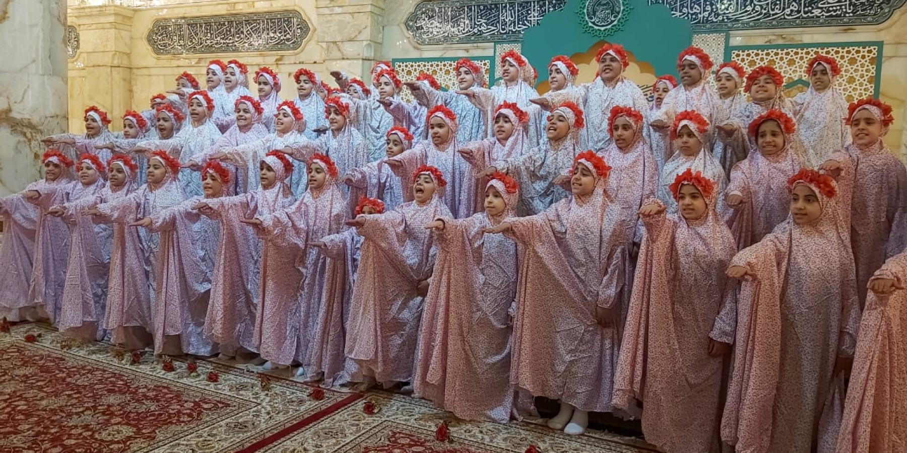 العتبة العلوية المقدسة ترعى حفل تكليف طالبات مدارس النجف الأشرف