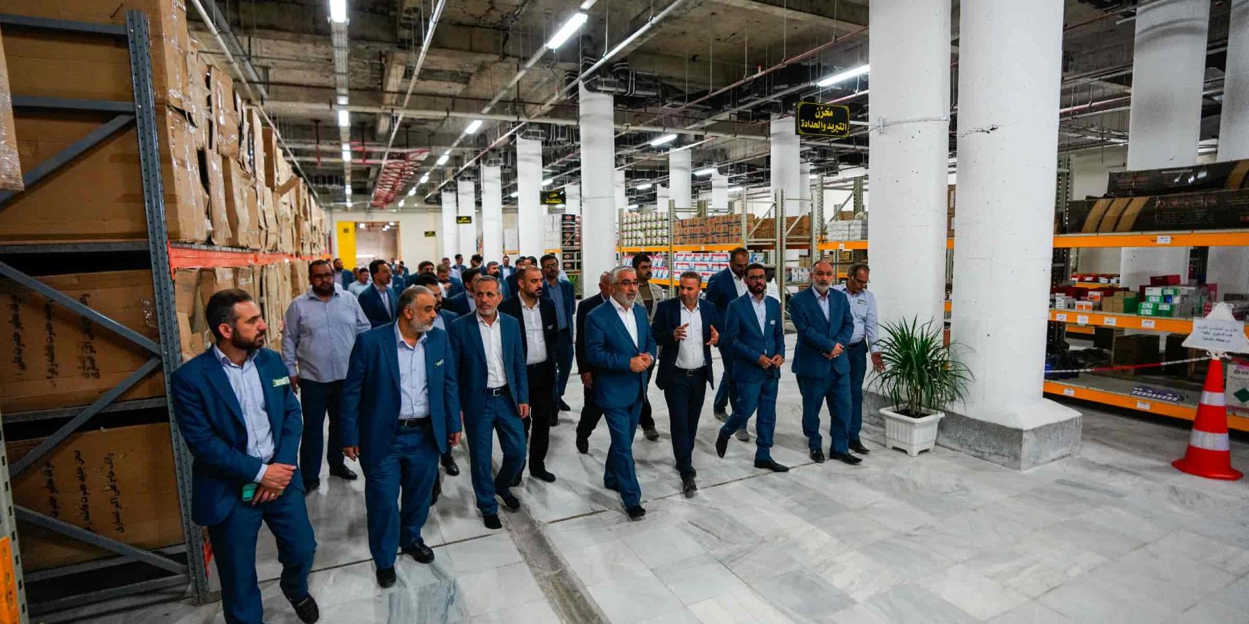 الأمانة العامة للعتبة العلوية المقدسة تفتتح بناية المخزن الرئيس بالقرب من الصحن الشريف
