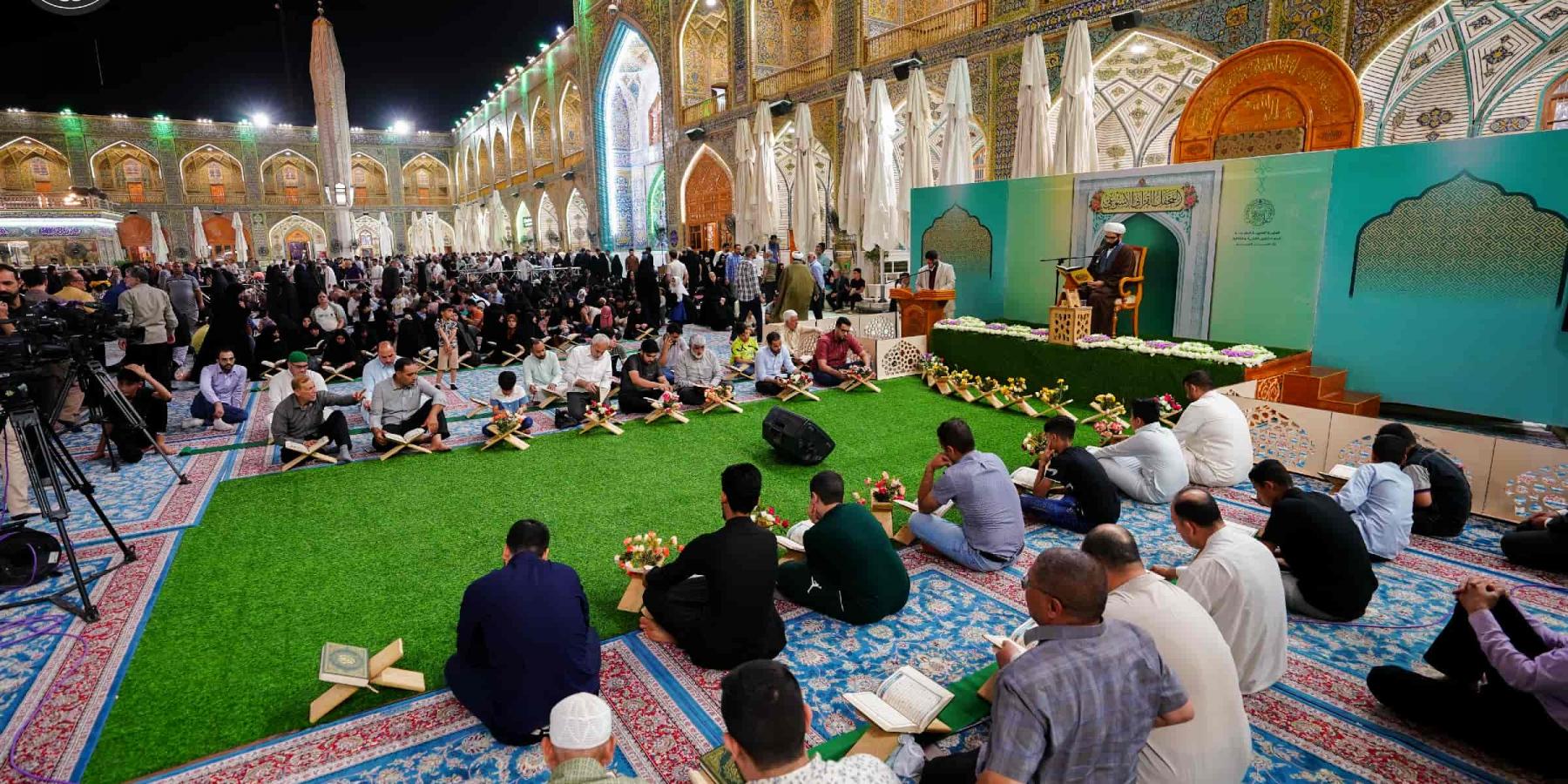دار القرآن الكريم في العتبة العلوية المقدسة تستأنف محافلها القرآنية 