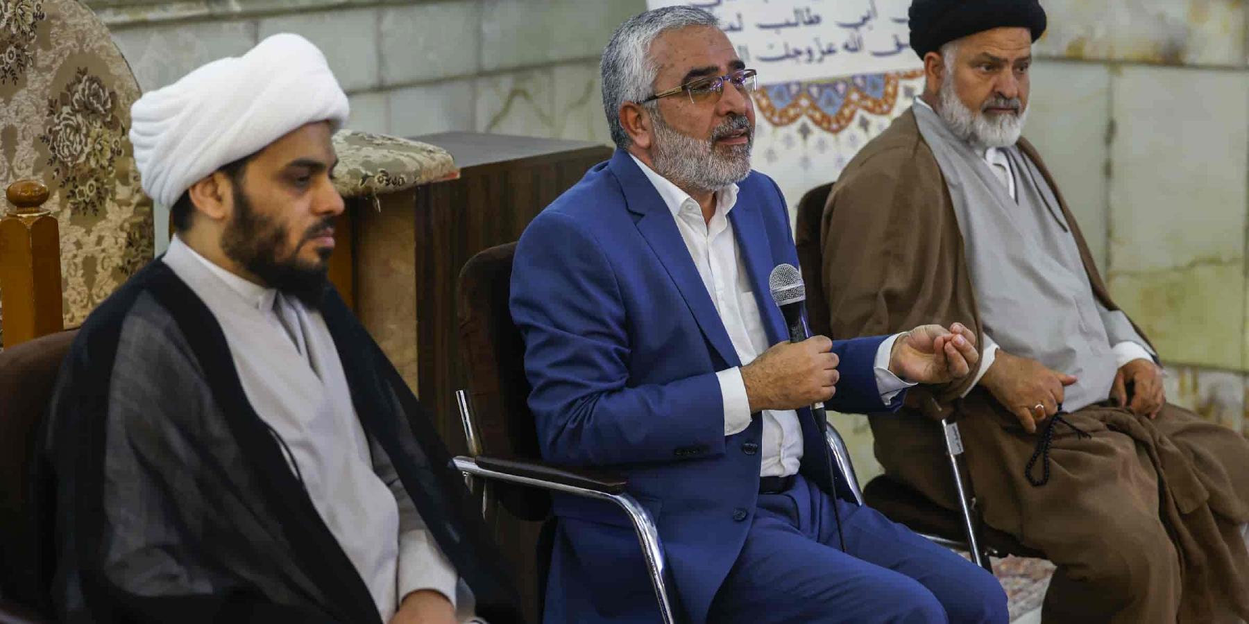 الأمين العام للعتبة العلوية المقدسة يحتفي بنخبة من الطلبة المتميزين الأوائل من محافظة ميسان
