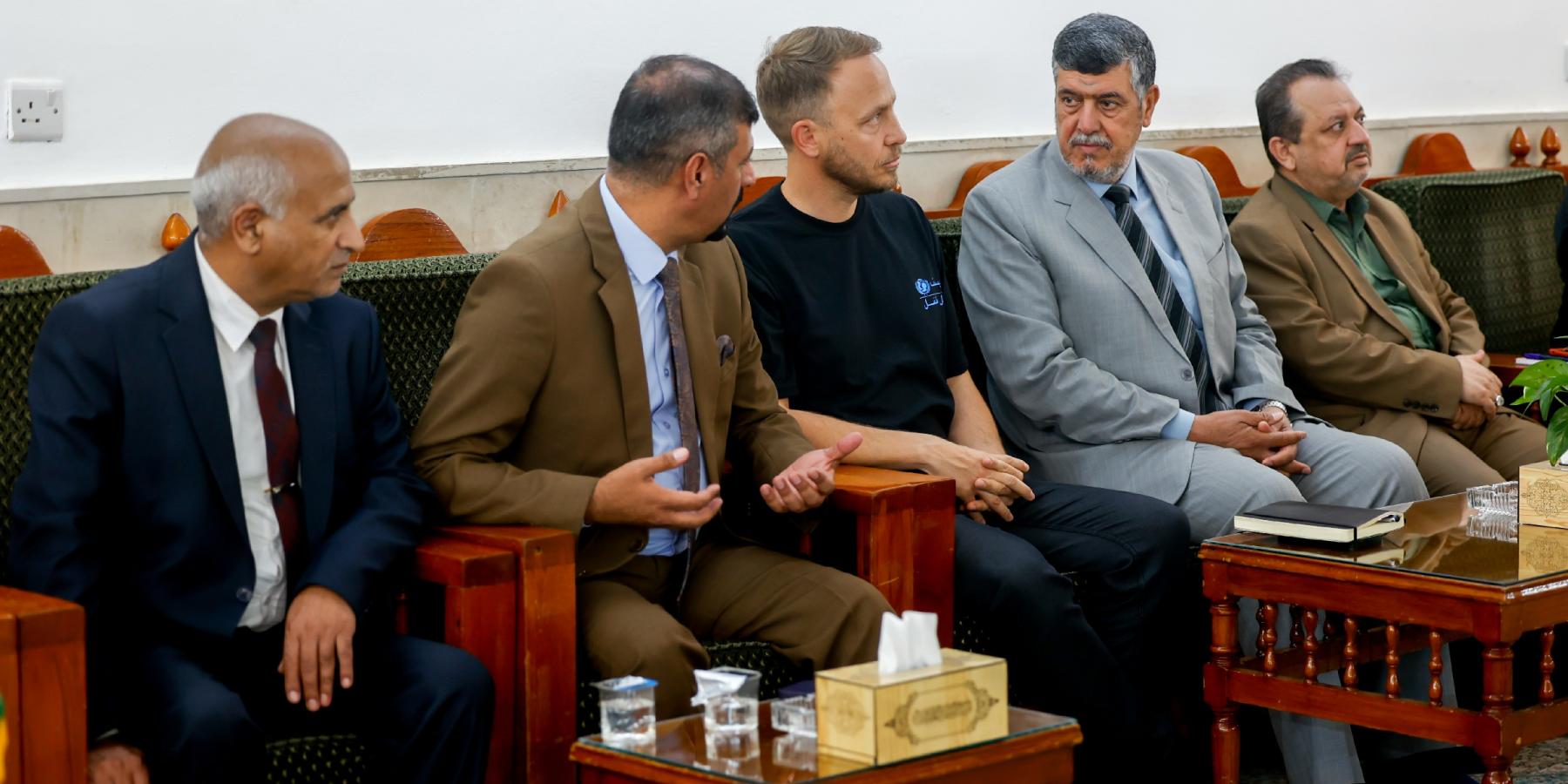 وفد من منظمة اليونيسيف الدولية يطّلع على الخدمات الطبية في العتبة العلوية المقدسة 