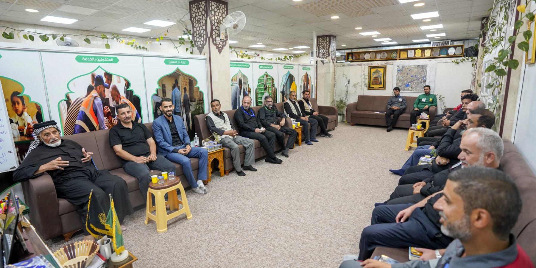 العتبة العلوية المقدسة تحتفي بممثلي الهيئات المتشرفة بخدمة الزائرين خلال مناسبتي الأربعين و رحيل النبي (ص)