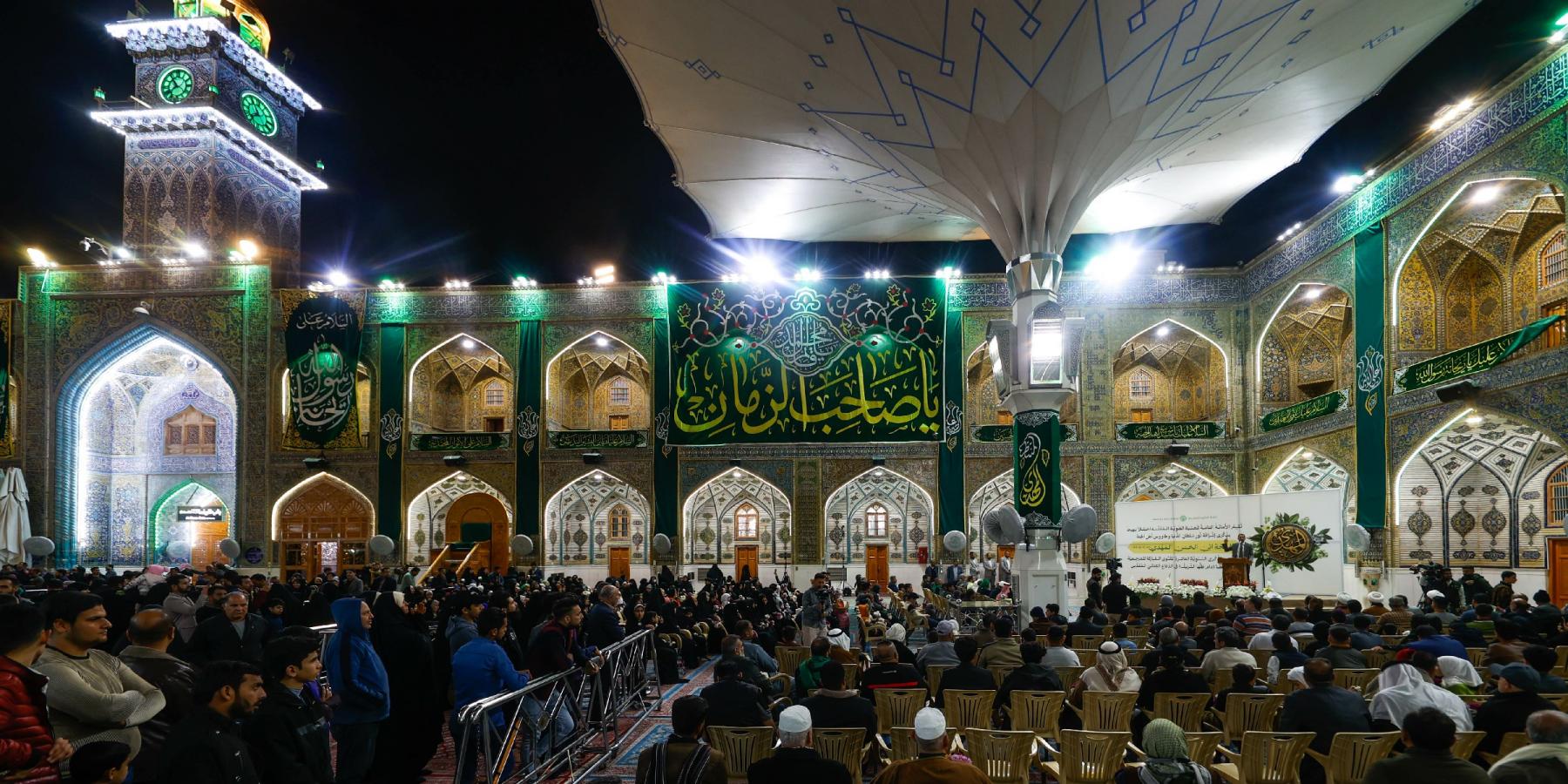 بمشاركة عدد من الشعراء والمنشدين .. العتبة العلوية المقدسة تختتم فعاليات مهرجان (الروح والريحان) بمحفل شعبي 