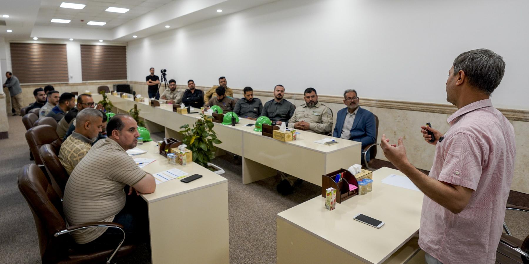 السلامة المهنية في العتبة العلوية المقدسة تقيم دورة تطويرية في مجال السلامة المهنية  