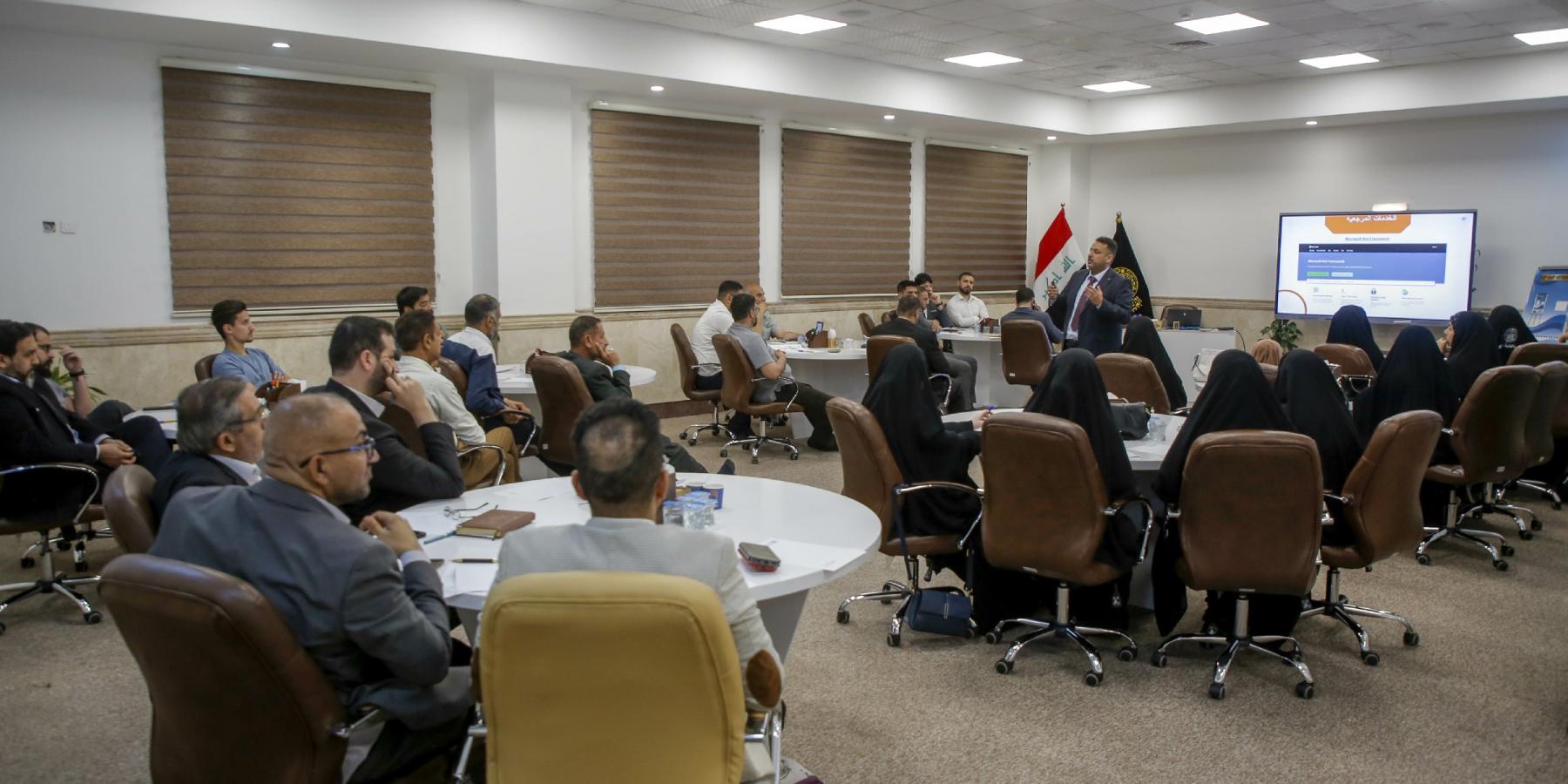 دعماً منها لدور المكتبات في ظل التطور الرقمي العالمي .. العتبة العلوية المقدسة تقيم ورشاً في بناء المكتبات الرقمية