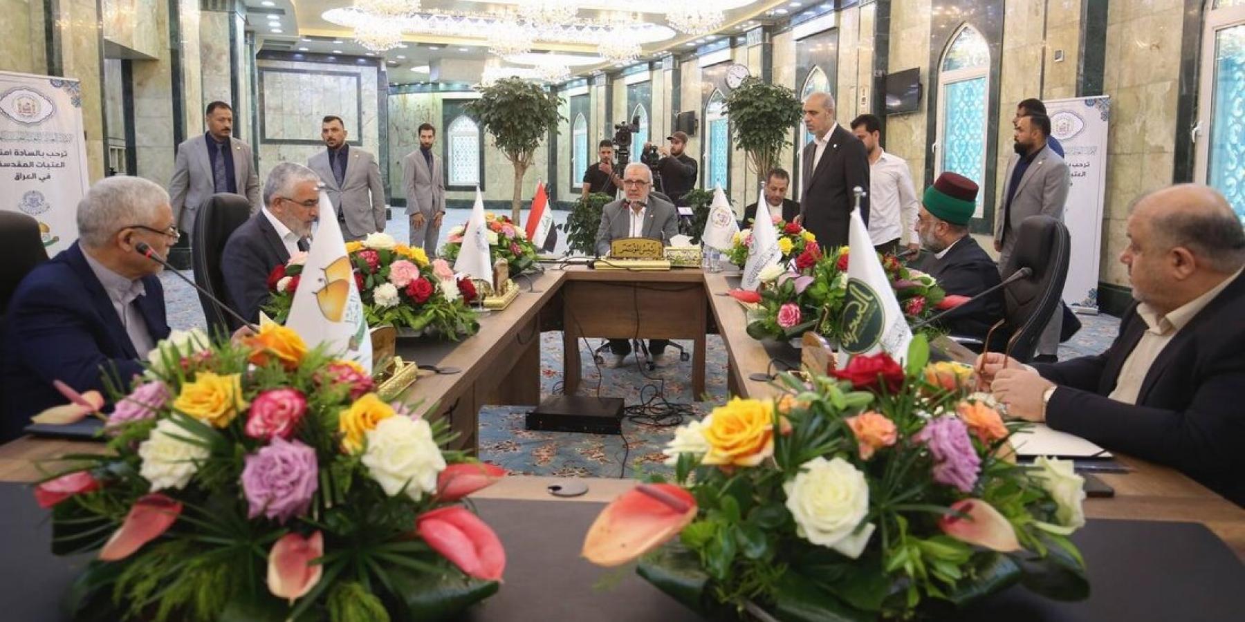 بحضور الأمين العام للعتبة العلوية المقدسة .. العتبة الحسينية المقدسة تستضيف الملتقى الثاني لأمناء العتبات المقدسة في العراق 