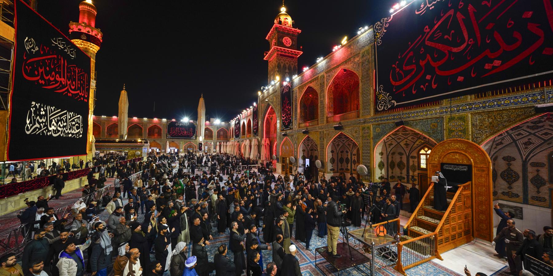 العتبة العلوية المقدسة تُقيم مجلس العزاء السنوي لإحياء ذكرى وفاة السيّدة زينب (ع)