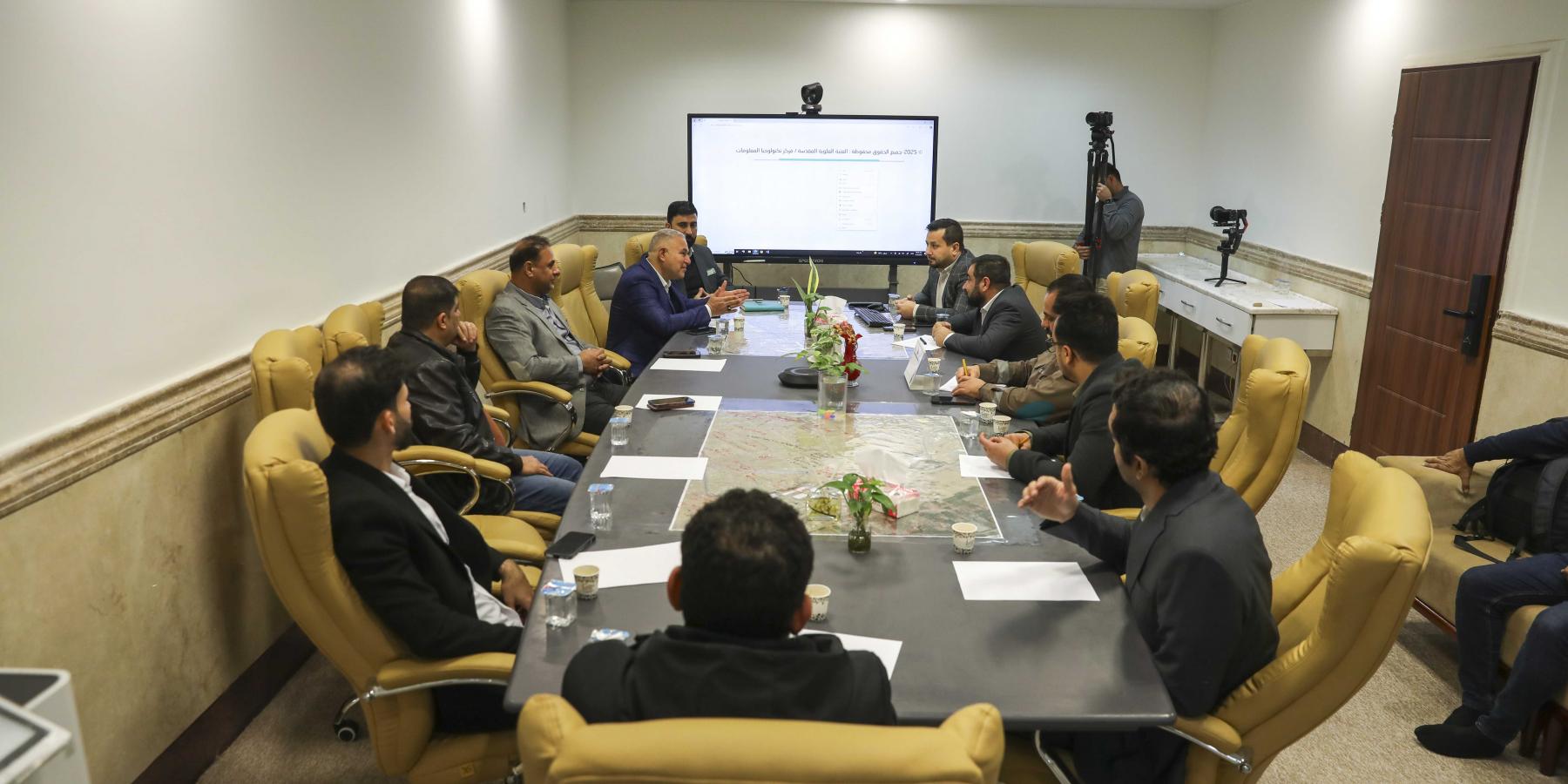 تقنيات متطوّرة لخدمة الزائرين .. العتبة العلويّة المقدّسة تبحث مع وفد وزارة الاتصالات تطوير مشاريعها الإلكترونيّة  