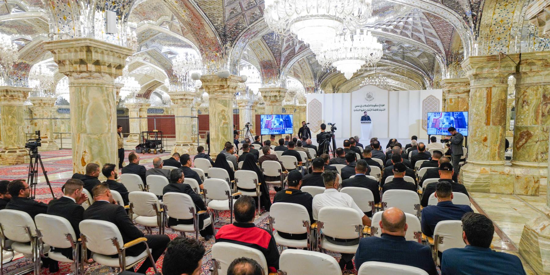 الأول من نوعه على مستوى العراق .. العتبة العلويّة المقدّسة تفتتح مشروع الاتصالات الموحدة لخدمة زوّار الأربعين 