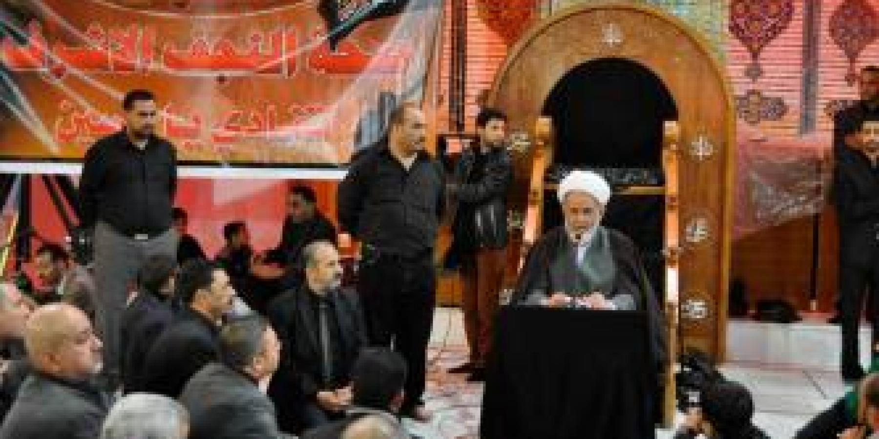 في ذكرى استشهاد الإمام الحسين(عليه السلام) مراسم حسينية مختلفة في رحاب العتبة العلوية المقدسة